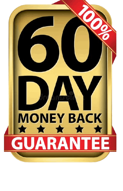 60 days Money back 100 % Guarantee